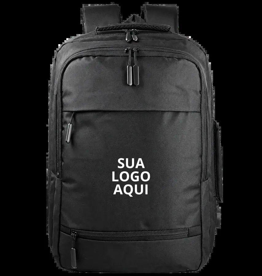 Mochila executiva corporativa personalizada para brindes e kits de empresa