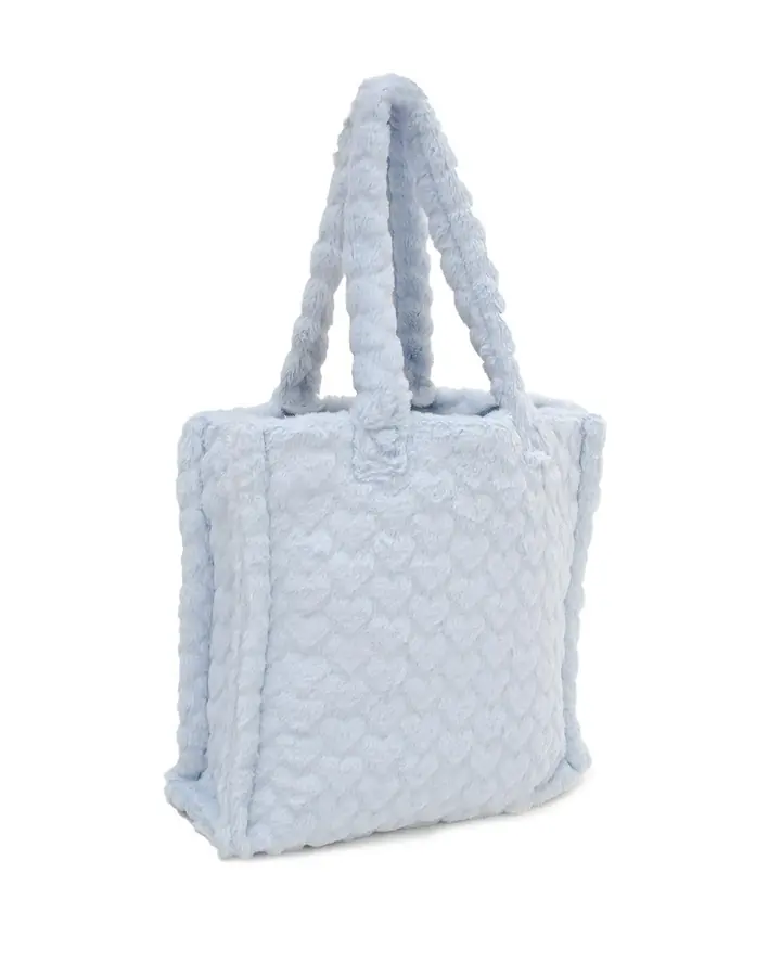 Tote Bag Pelúcia Coração — LS Confecções
